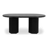 Sartoria Dining Table Black Granite, by Moe's Home, 72" width x 30" height x 40" depth thumbnail 1