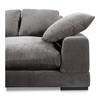 Plunge Large Sectional Charcoal, Sectional Sofa by Moe's Home, 147.5" width x 34" height x 46" depth thumbnail 4