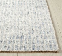Online Designer Combined Living/Dining Capitola Hand-Tufted Wool Rug , 8 x 10', Blue