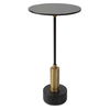 Spector Modern Accent Table, Furniture by Uttermost, 11.75" width x 23.75" height x 11.75" depth thumbnail 1