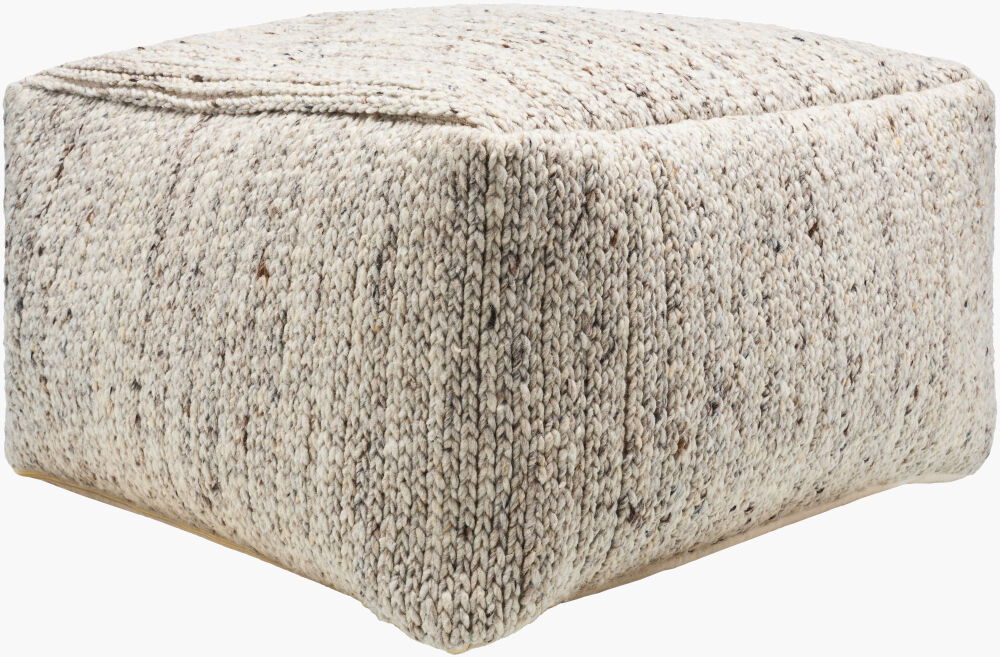 Derby Pouf, Ottoman by Surya, 24" width x 14" height