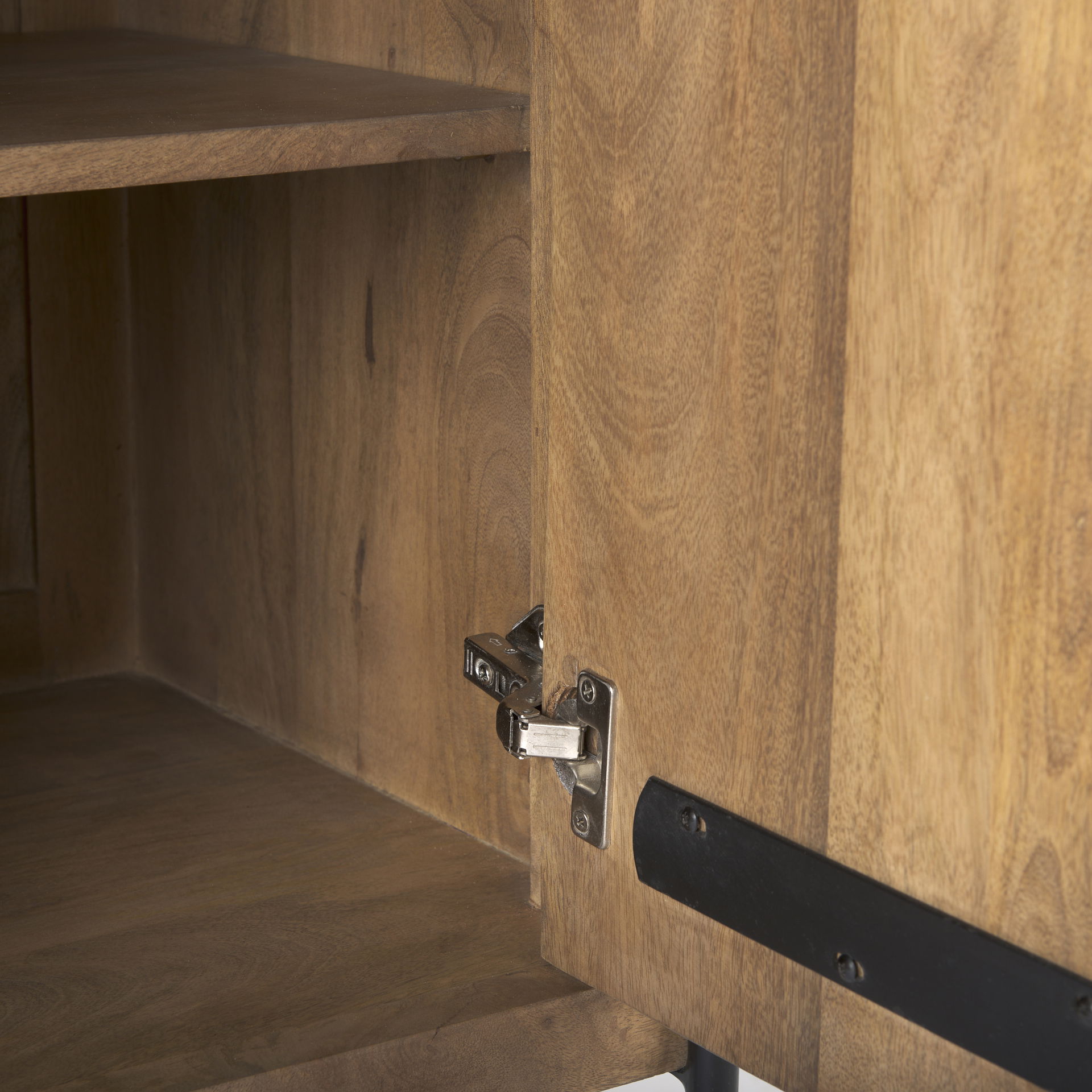 Cairo  2 Door Wood and Metal Cabinet, Cabinets & Chest by Mercana, 36" length x 19.5" width x 36" height View 10