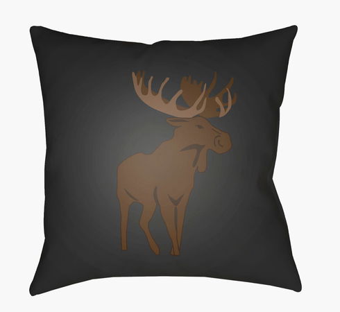 Moose Accent Pillow