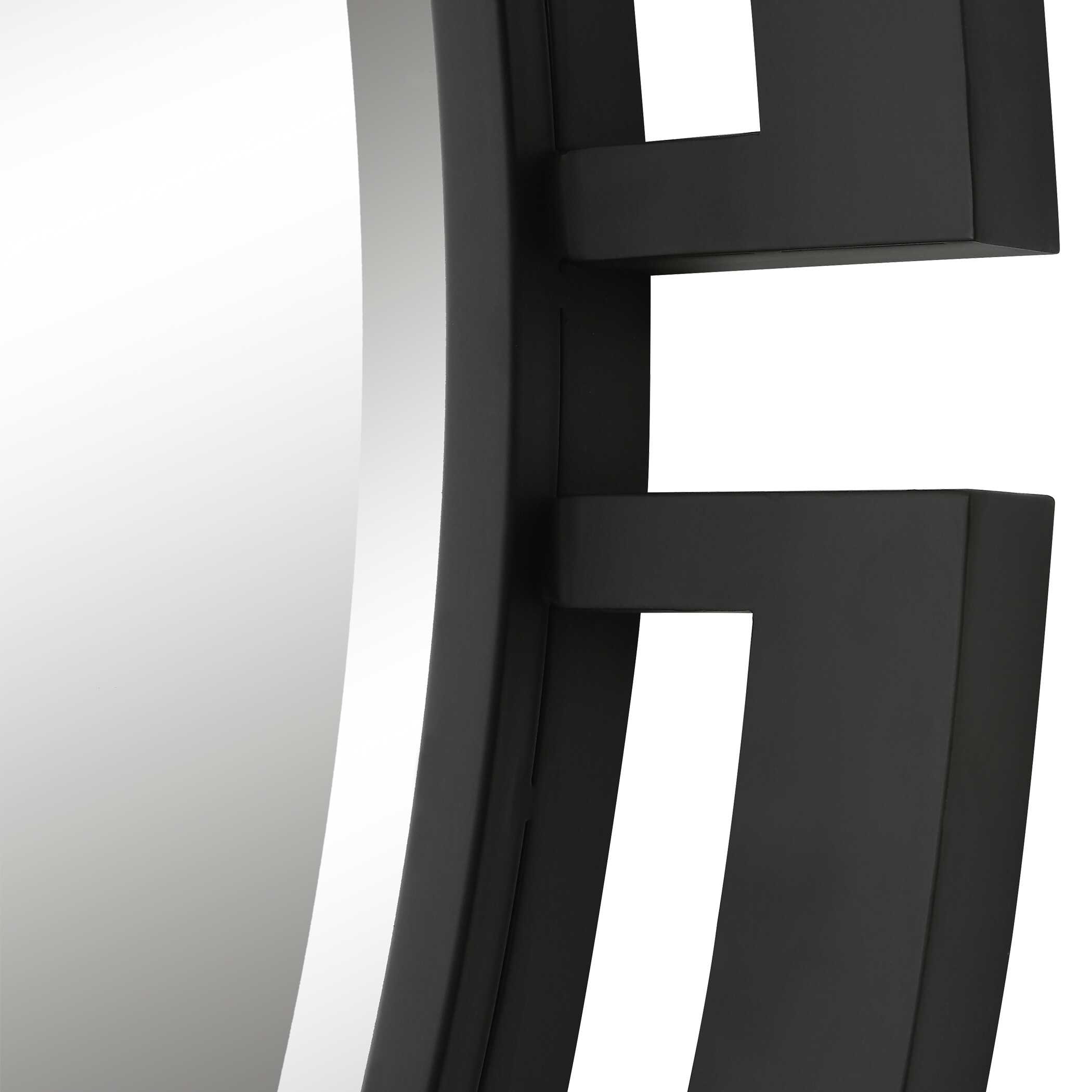 Quadrant Modern Round Mirror large image 