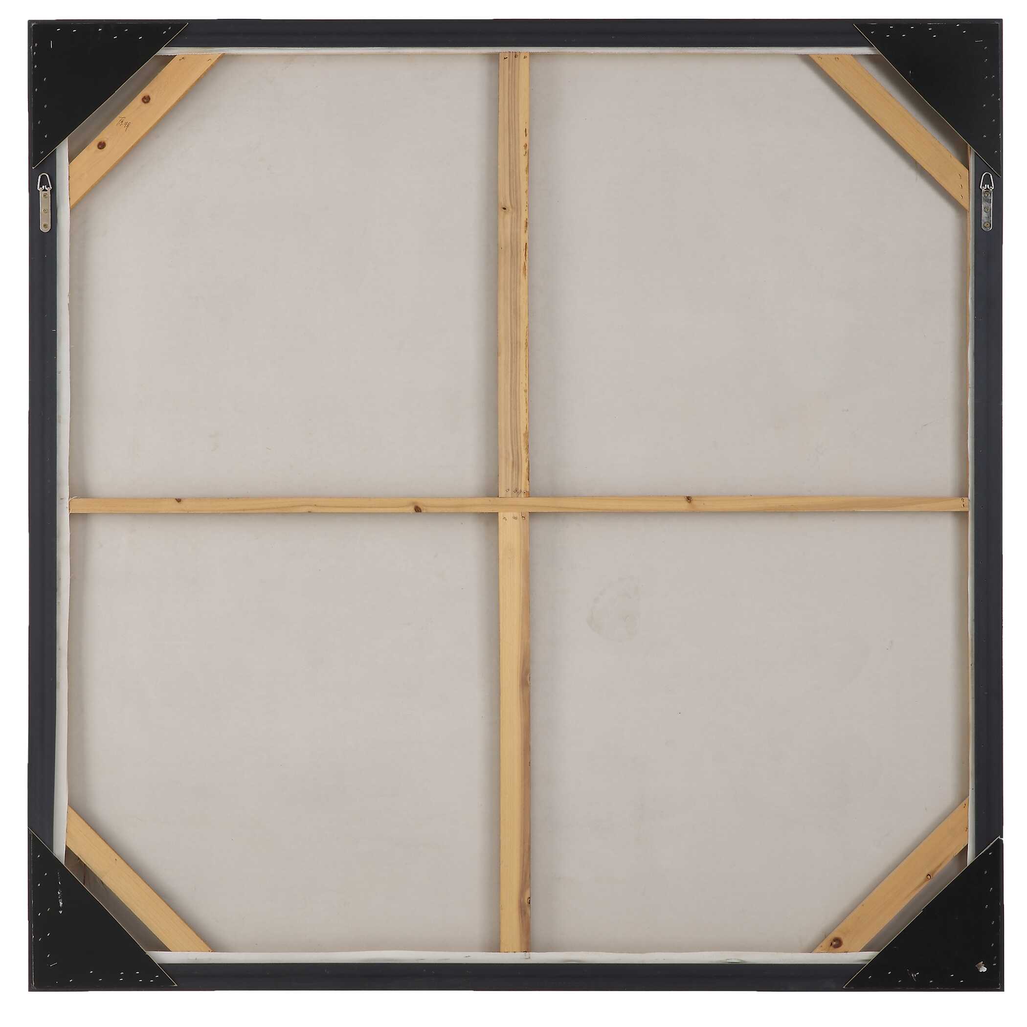 Stacked Against Hand Painted Canvas, Painting by Uttermost, 61.75" width x 61.75" height x 1.75" depth View 8