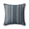 Loloi Blue Pillow, Decorative Pillow, 20" length x 20" width thumbnail