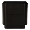 Povera Nightstand Black, by Moe's Home, 20" width x 20" height x 18" depth thumbnail 1