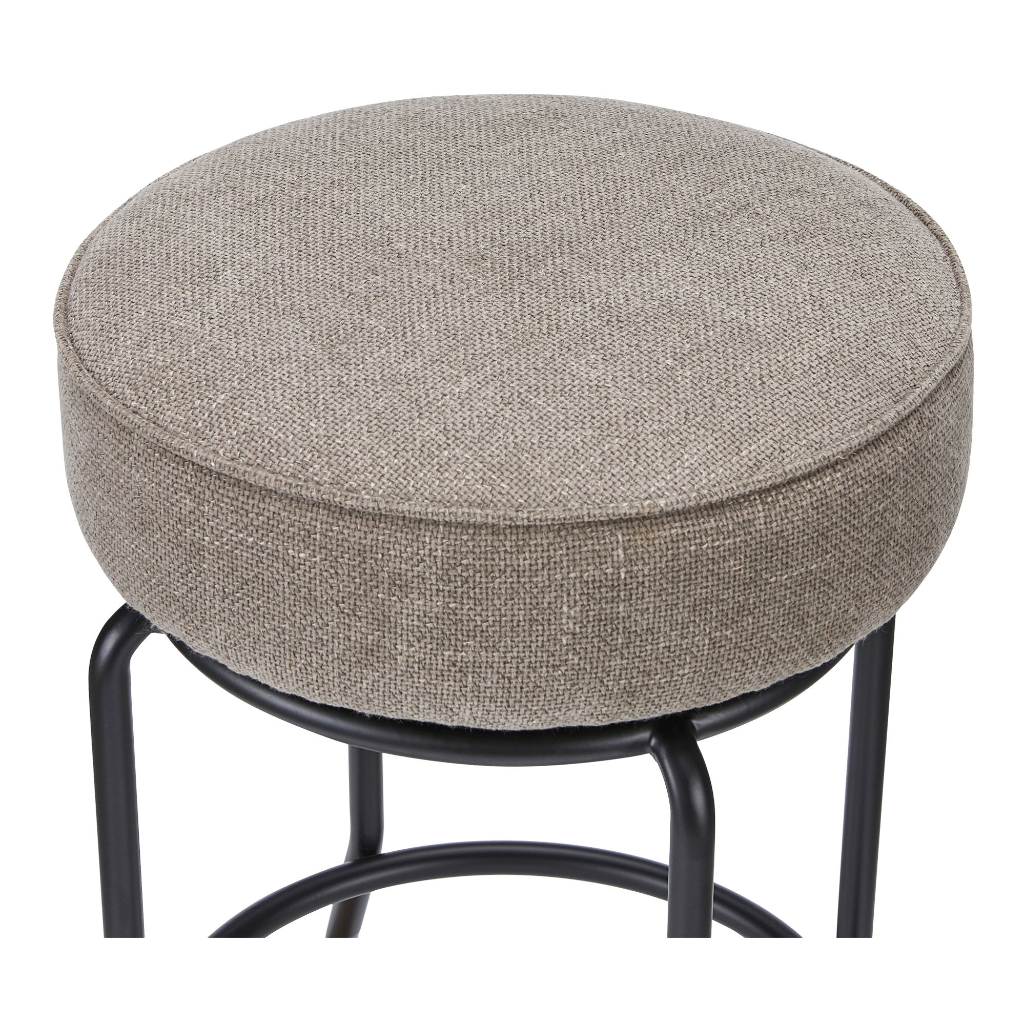 Kelsey Swivel Counter Stool Light Brown, Counter & Bar Stool by Moe's Home, 19.7" width x 27.4" height x 19.7" depth View 3