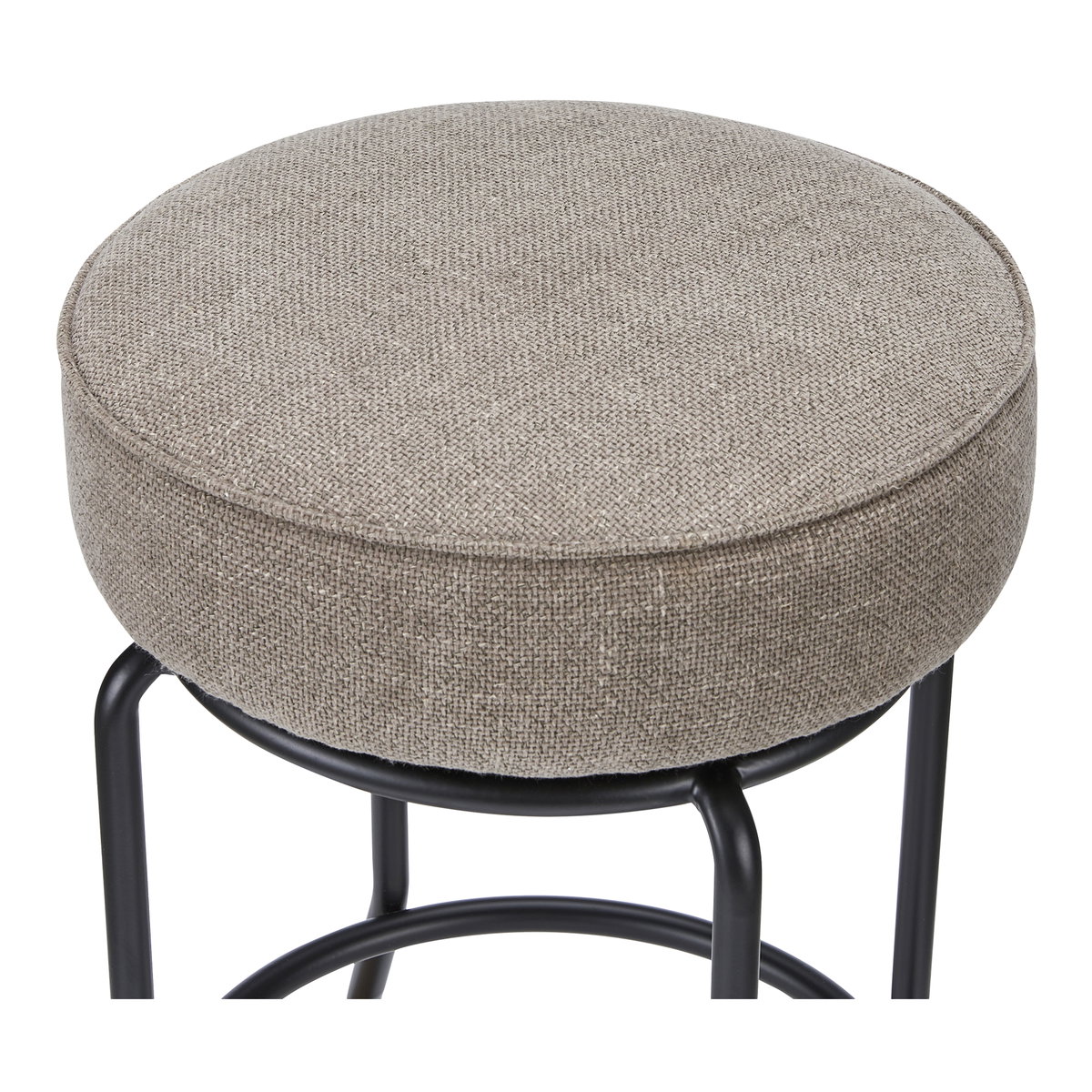 Kelsey Swivel Counter Stool Light Brown, Counter & Bar Stool by Moe's Home, 19.7" width x 27.4" height x 19.7" depth View 3