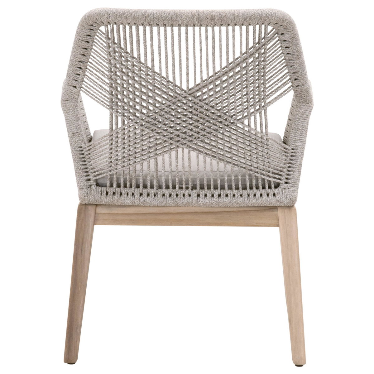 Loom Outdoor Arm Chair, Set of 2, Dining Chair by Essentials for Living, 24" width x 33" height x 26" depth View 5