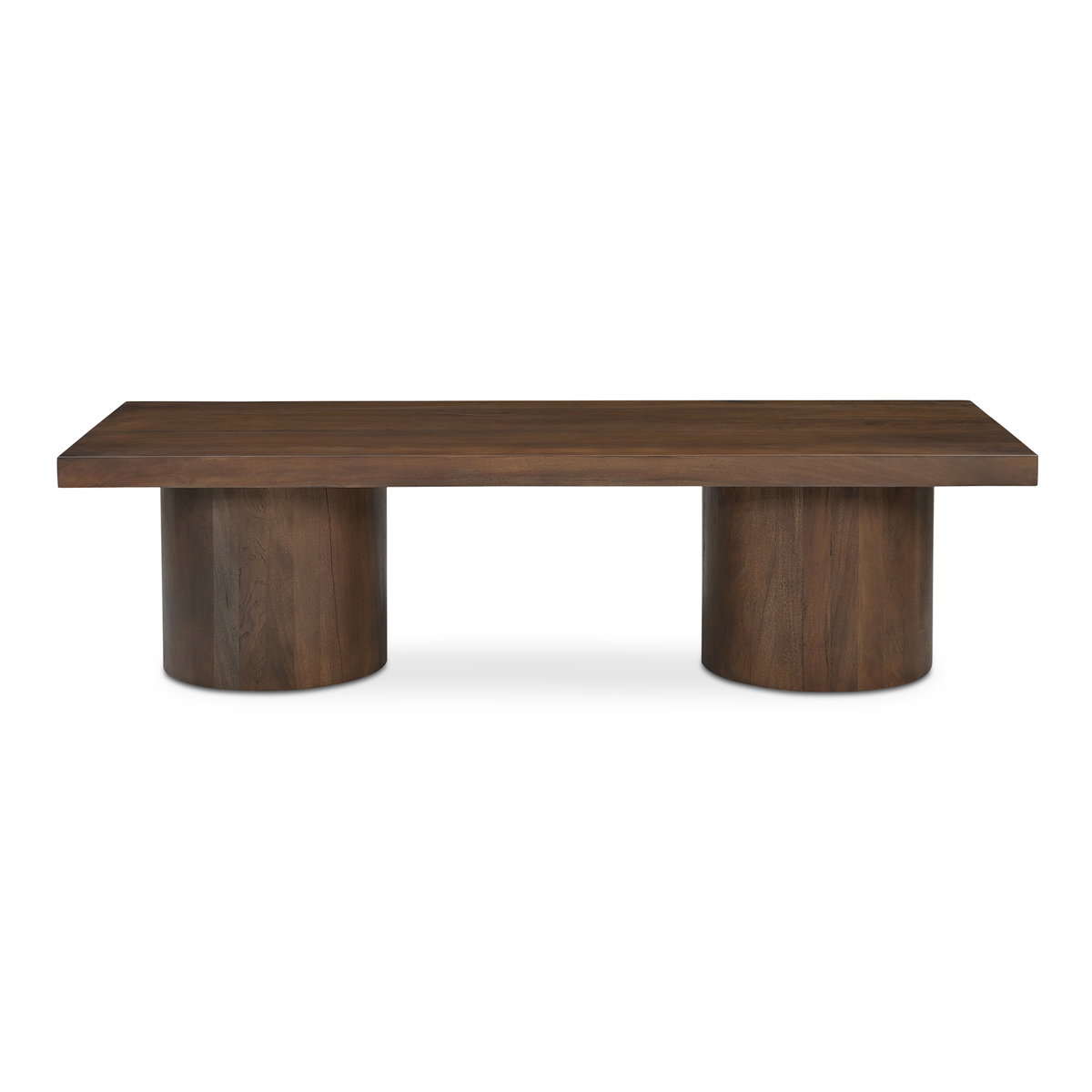 Hadley Coffee Table Warm Brown, by Moe's Home, 60" width x 16" height x 24" depth View 1