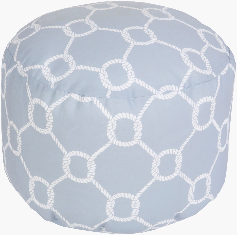 Rain Pouf, Ottoman by Surya, 20" width x 13" height