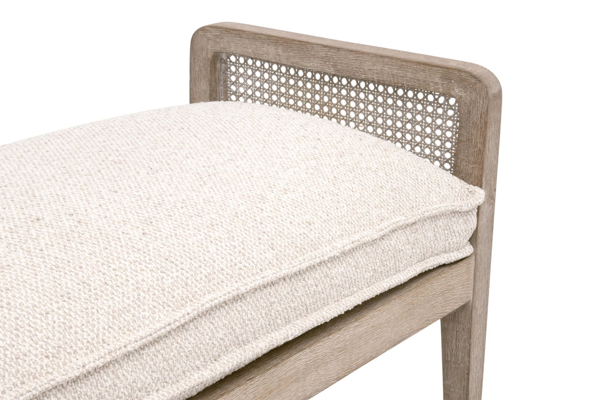 Leone Bench, Ottoman by Essentials for Living, 52" width x 22.25" height x 18" depth View 5