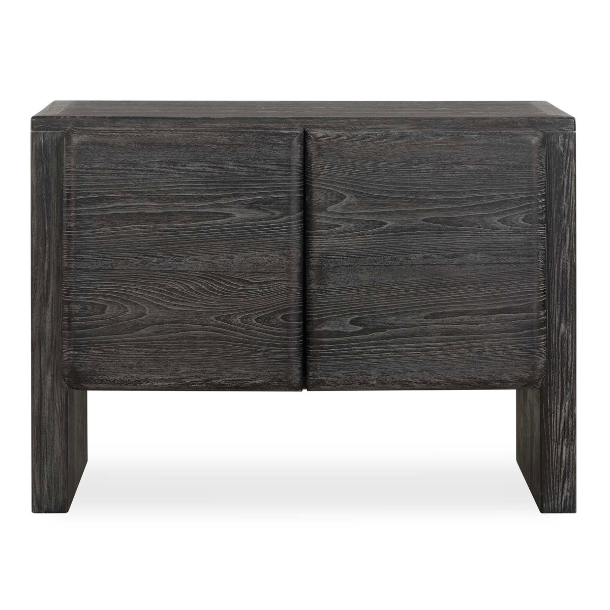 Bierk Dark Stain 2 Door Cabinet, Cabinets & Chest by Uttermost, 43.62" width x 32.15" height x 17.25" depth View 1