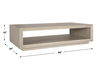 Prism Light Oak Coffee Table, Furniture by Uttermost, 56" width x 15" height x 30" depth thumbnail 3