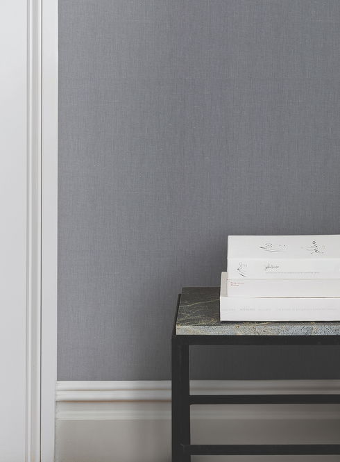 Crosshatch Navy String Wallpaper