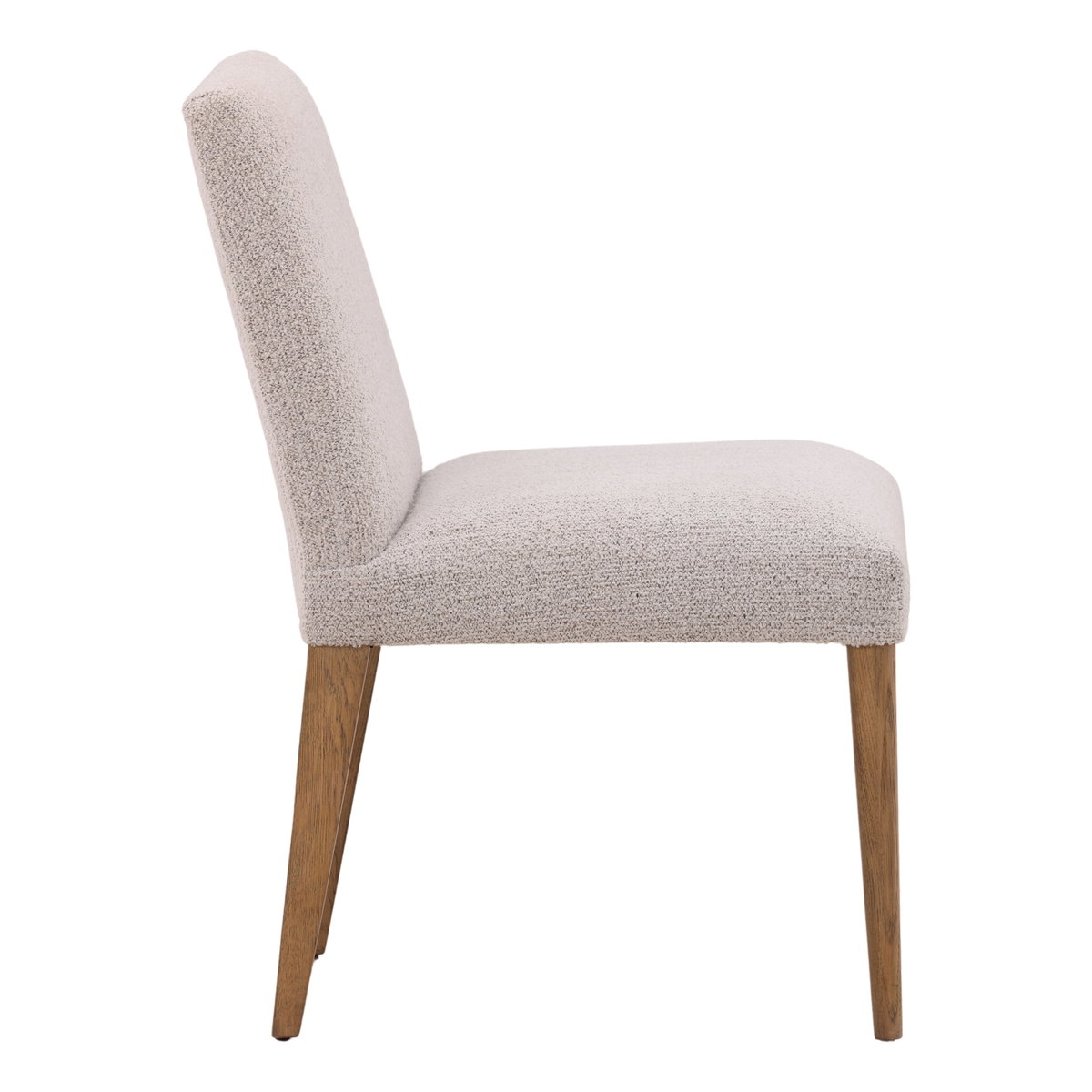 Larkin Dining Chair Set of 2 Taupe, by Dovetail, 20.5" width x 34.5" height x 26" depth View 3