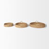 Ulana Set of 3 Round Nesting Seagrass Trays with Loop Handles thumbnail 2