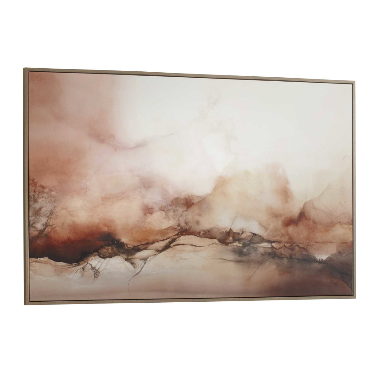 Rise Framed Modern Canvas, Art by Uttermost, 73.5" width x 47.5" height x 2" depth View 4