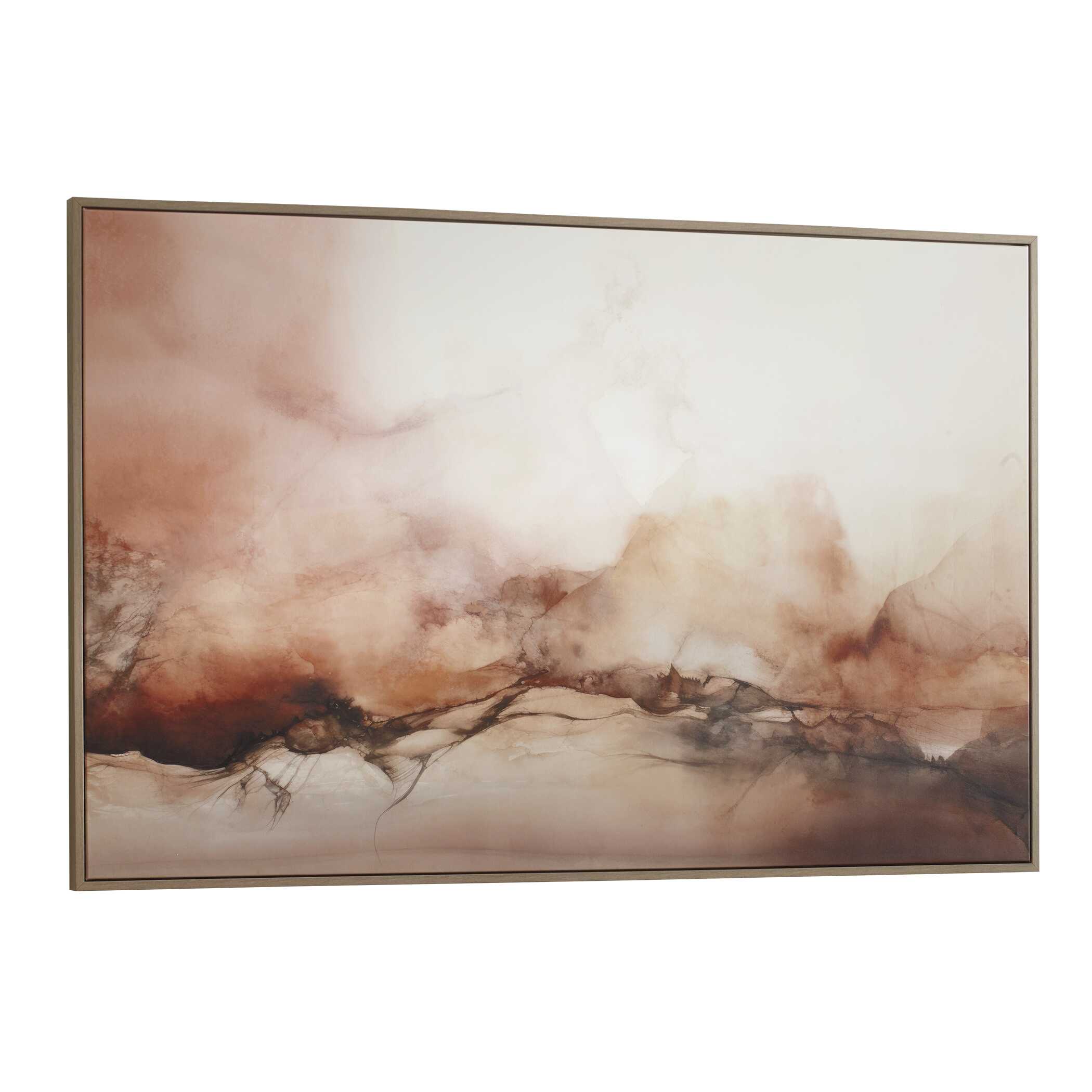Rise Framed Modern Canvas, Painting by Uttermost, 73.5" width x 47.5" height x 2" depth View 4