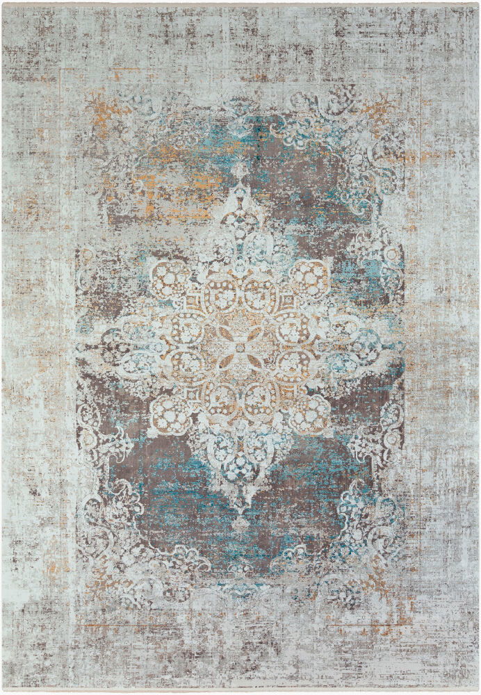 Solar Machine Woven Rug, by Surya, 11'1.86" length x 7'9.31" width
