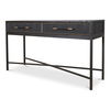 Mako Console Table Black, by Moe's Home, 59.06" width x 32.28" height x 15.75" depth thumbnail 2