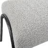 Jacobsen Modern Gray Bench, Benche by Uttermost, 56" width x 20" height x 19" depth thumbnail 7