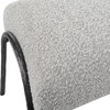 Jacobsen Modern Gray Bench, Benche by Uttermost, 56" width x 20" height x 19" depth thumbnail 7