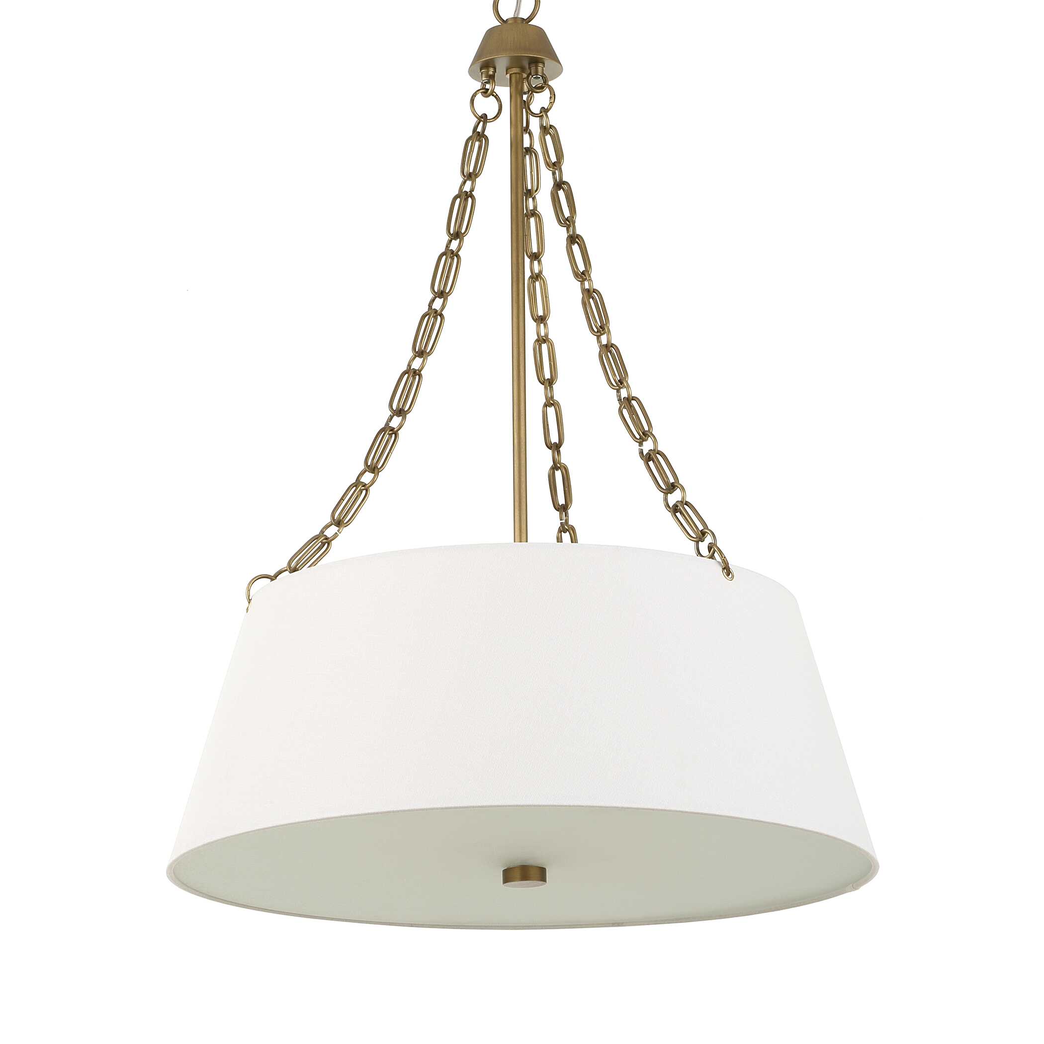 Andalucia 4 Light Drum Pendant, Ceiling Light by Uttermost, 32.5" height x 24" diameter View 3