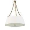 Andalucia 4 Light Drum Pendant, Ceiling Light by Uttermost, 32.5" height x 24" diameter thumbnail 3