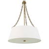 Andalucia 4 Light Drum Pendant, by Uttermost, 32.5" height x 24" diameter thumbnail 3