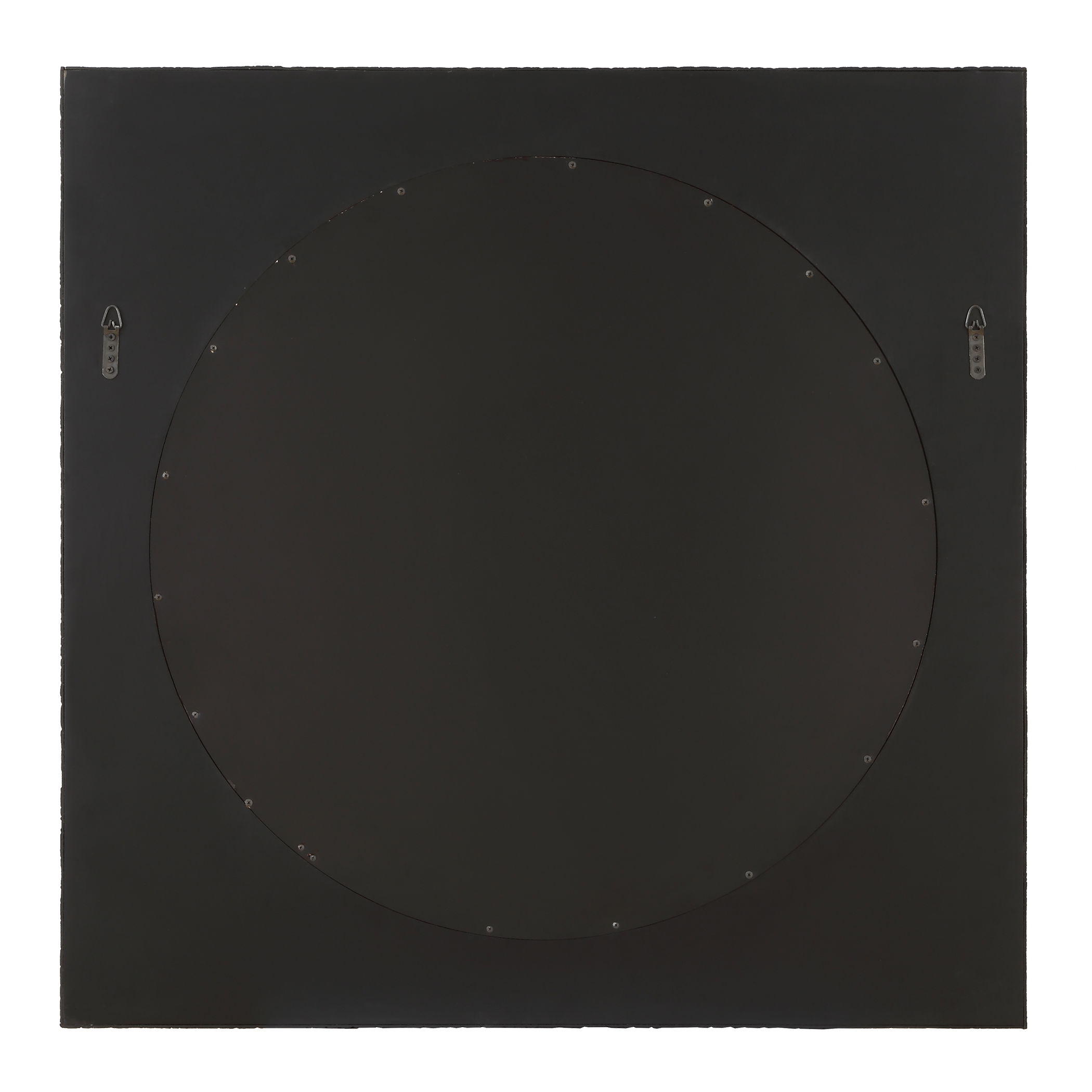 Ember Black Square Mirror large image 