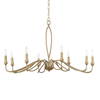 Corella 8 Light Chandelier, Pendant by Uttermost, 23" height x 40" diameter thumbnail 3