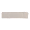 Fable Slipcover Dining Banquette L-shape Beige 139.5in thumbnail 4