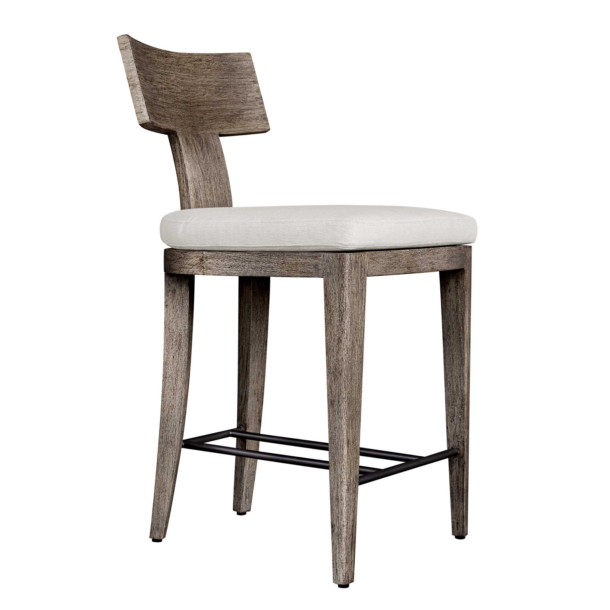 Cellini Outdoor Counter Stool, Furniture by Uttermost, 20" width x 39.5" height x 23.25" depth View 3