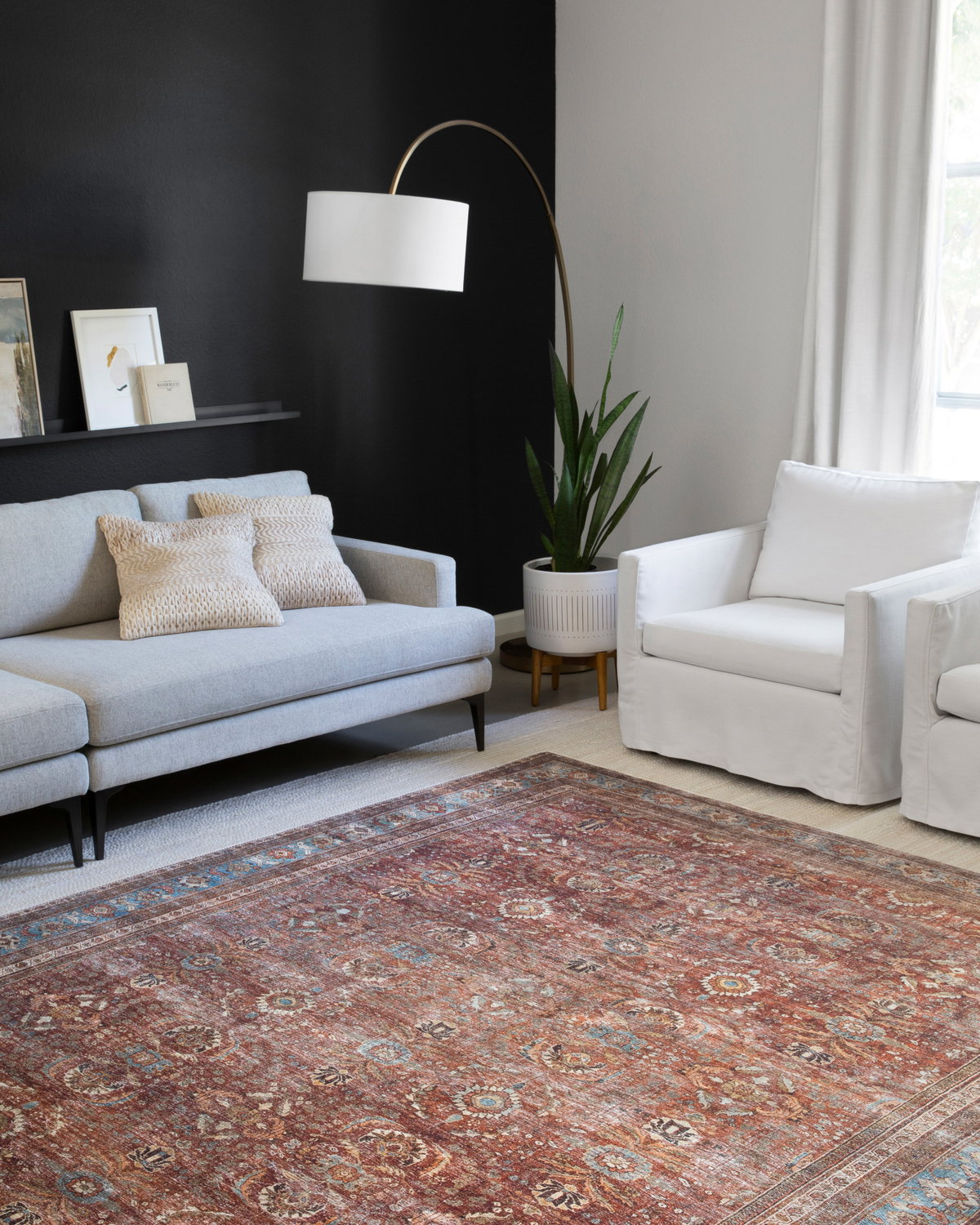 Loloi Layla Rug, 1'6" length x 1'6" width View 4