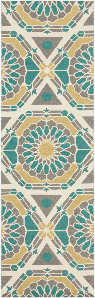 Kaleidoscope Handmade Rug, by Surya, 8' length x 2'6" width