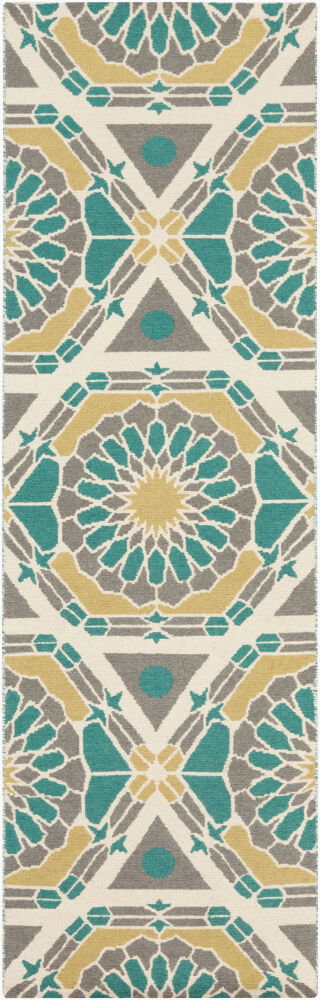 Kaleidoscope Handmade Rug, by Surya, 8' length x 2'6" width