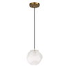 Geodesic 1 Light Mini Pendant, by Uttermost, 8.25" width x 8.25" height x 8" diameter x 6.87" depth thumbnail 3