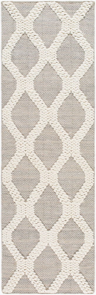 Nina Handmade Rug, by Surya, 8' length x 2'6" width