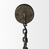 Zaio 12.5Lx 12.5W x 18.5H Weathered Antique Gold Metal Caged Bulb Pendant Light, by Mercana, 12.5" length x 12.5" width x 18.5" height thumbnail 5