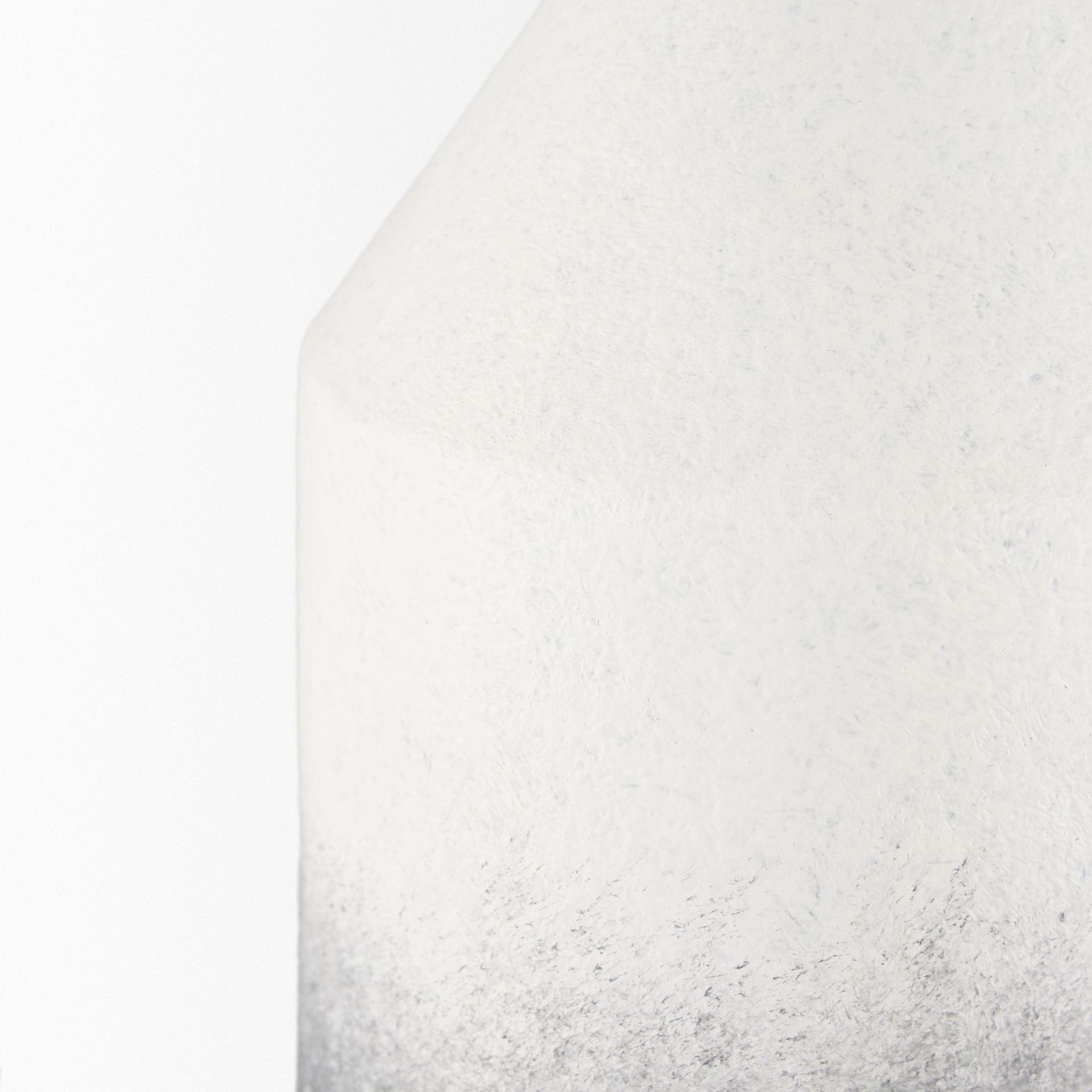 Townley Tall White with Black Ombre Metal Vase large image 