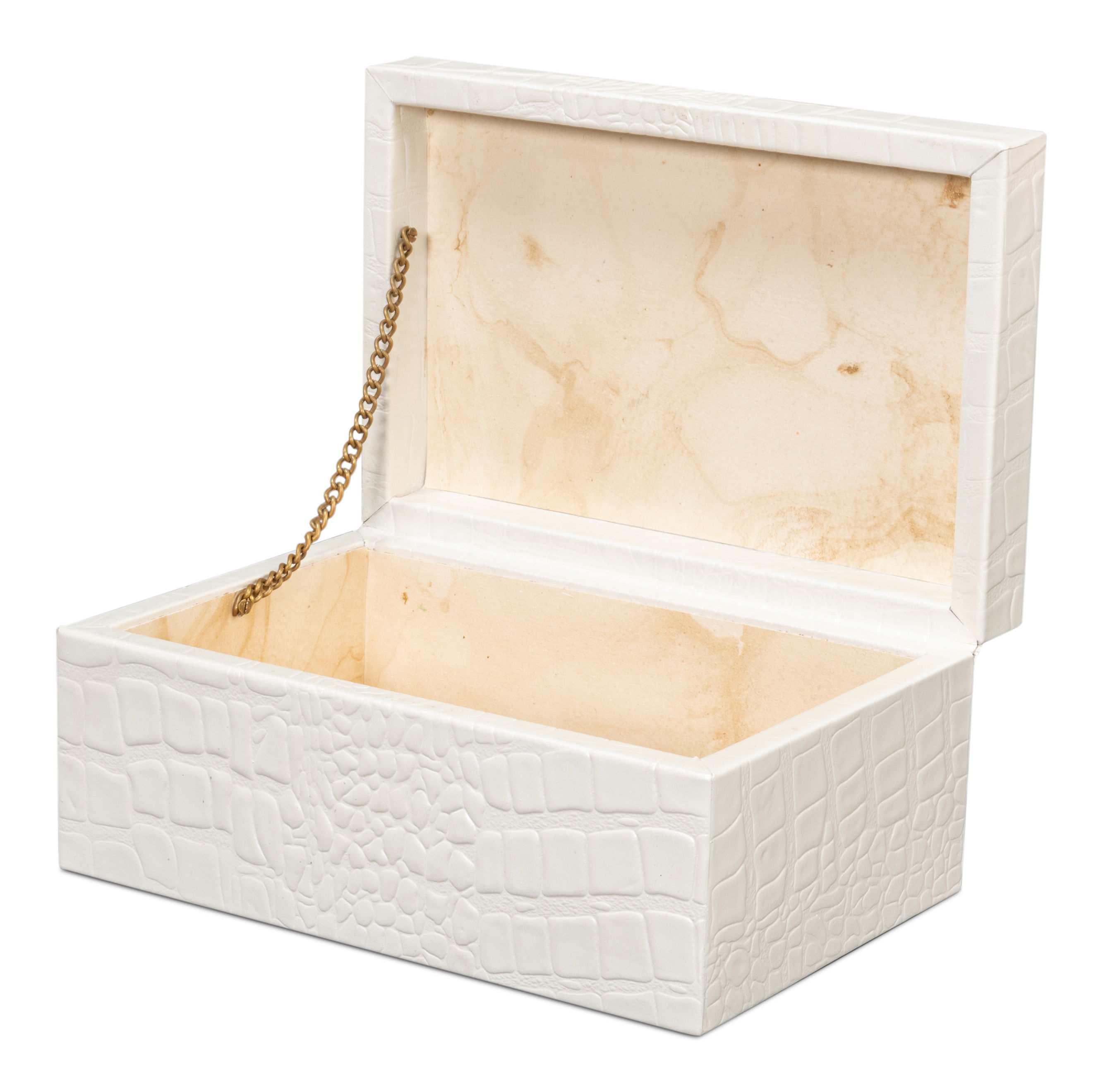 Candece Leather Box  Pearl  S/2 large image 