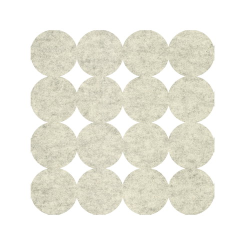 Modern Circles Ivory Peel & Stick Tiles