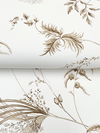Floral Lace Taupe Wallpaper thumbnail 3