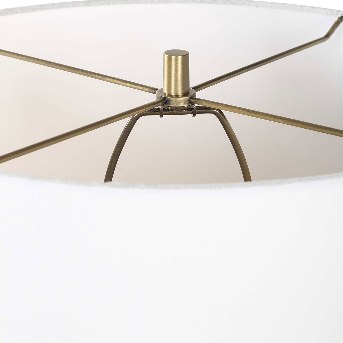 Maclura Brown Table Lamp, by Uttermost, 17" width x 28" height x 17" depth View 4