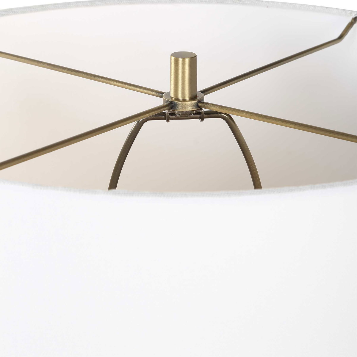 Maclura Brown Table Lamp, by Uttermost, 17" width x 28" height x 17" depth View 4