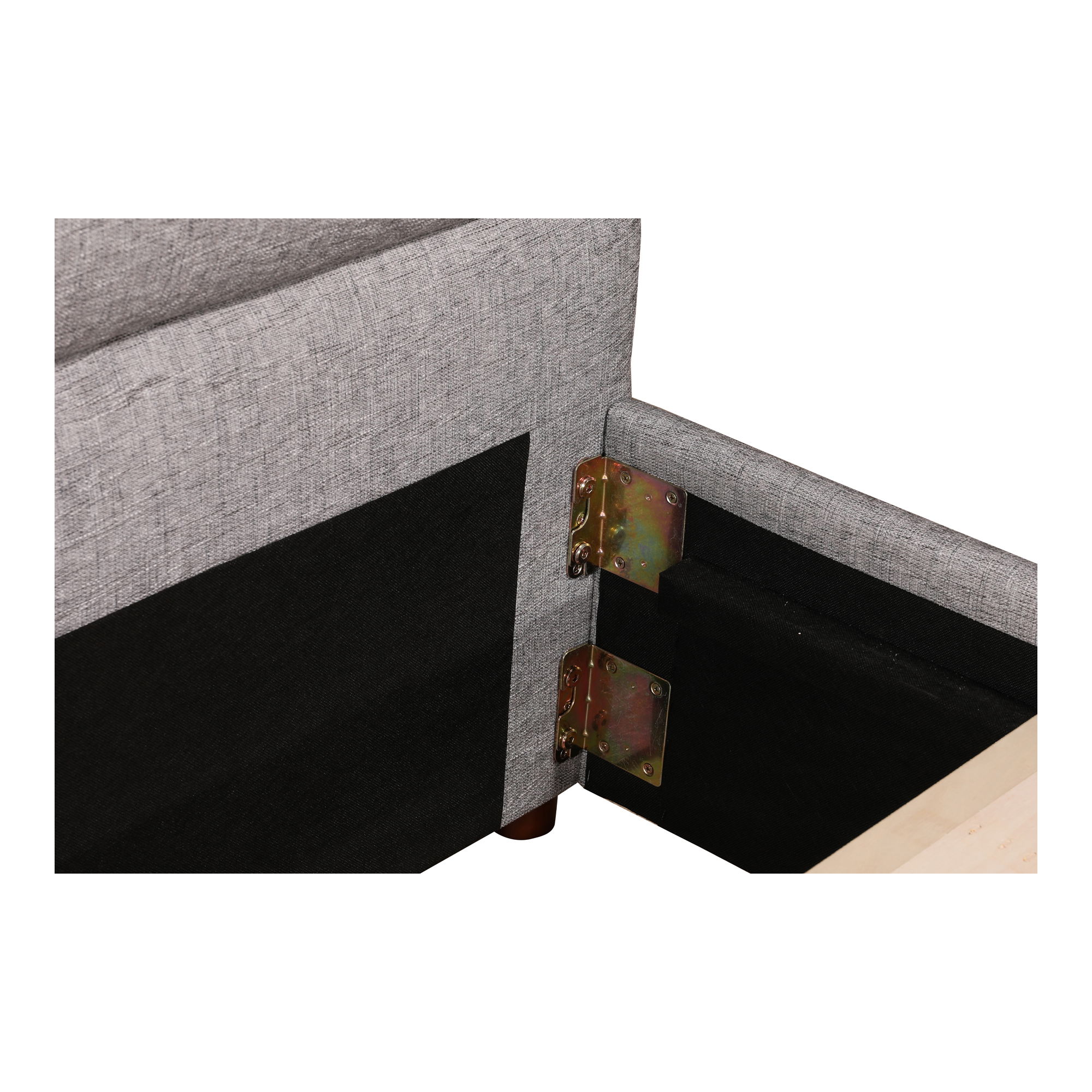 Takio King Bed, by Moe's Home, 81" width x 44.5" height x 87" depth View 9