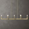 Cordoba 8 Light Linear Chandelier, Ceiling Light by Uttermost, 51.5" width x 8.5" height x 14.25" depth thumbnail 2