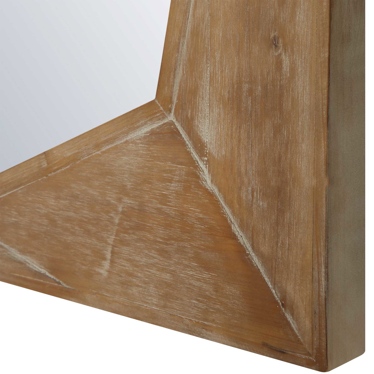 Marquise Natural Wood Mirror, by Uttermost, 35.5" width x 52.25" height x 2" depth View 6